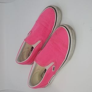 Hot Pink Non Slip Vans